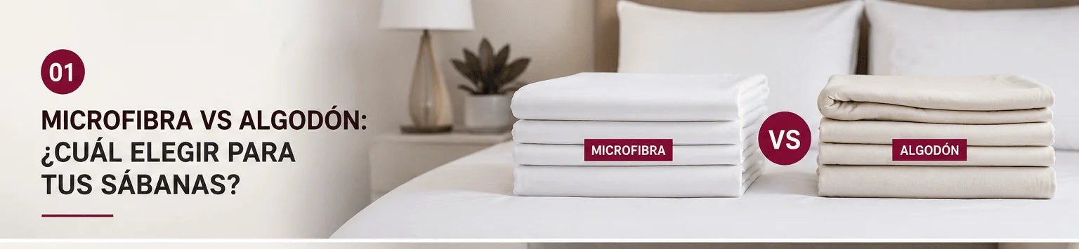 Microfibra vs Algodón ¿Cuál elegir para tus sábanas?