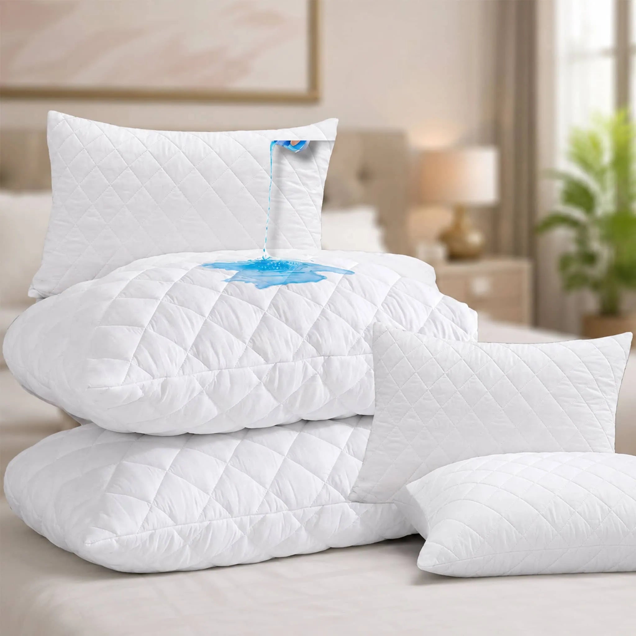 Protector de almohada impermeable JOSSline – color blanco