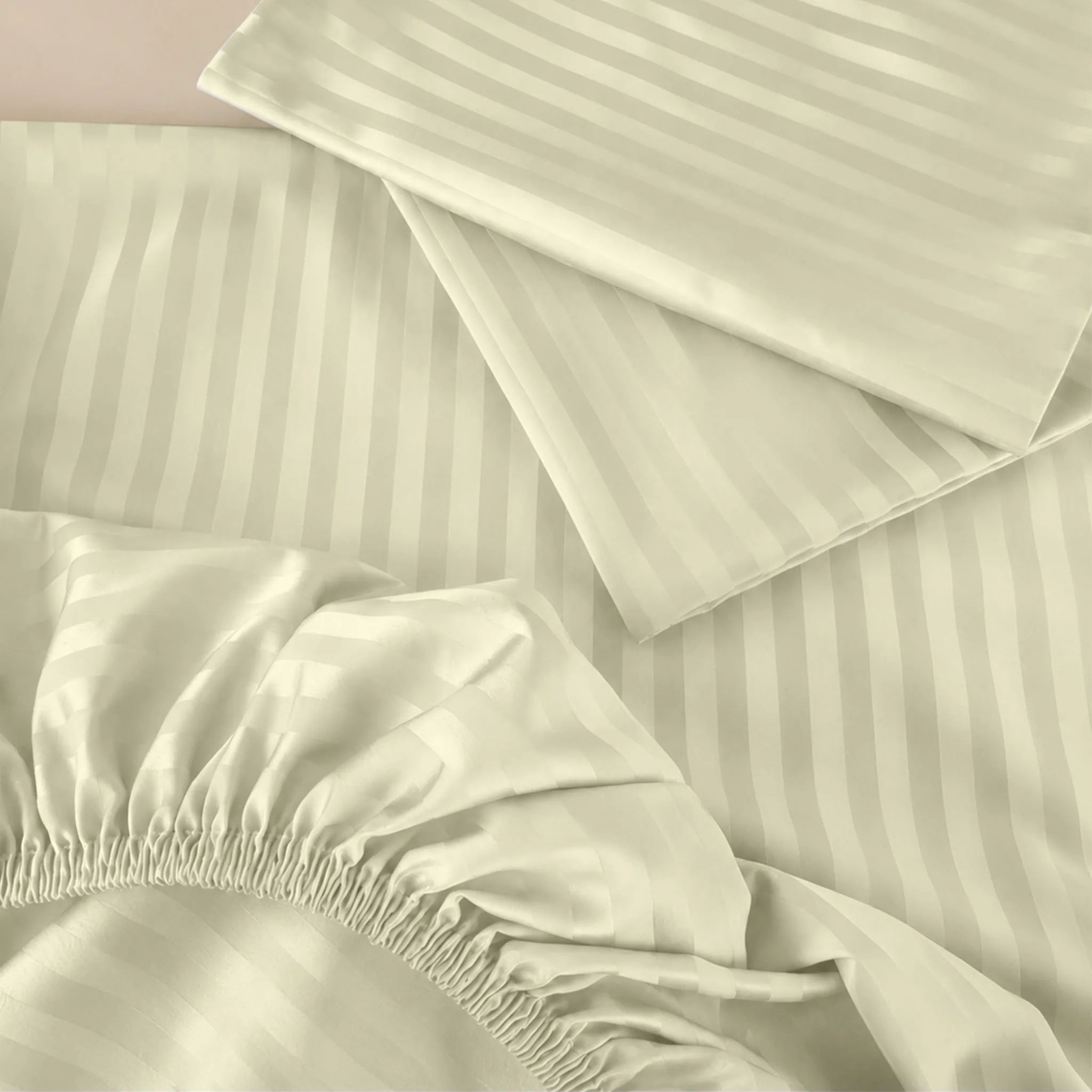 Sábana Listonada Premium color beige - JOSSline Ecuador