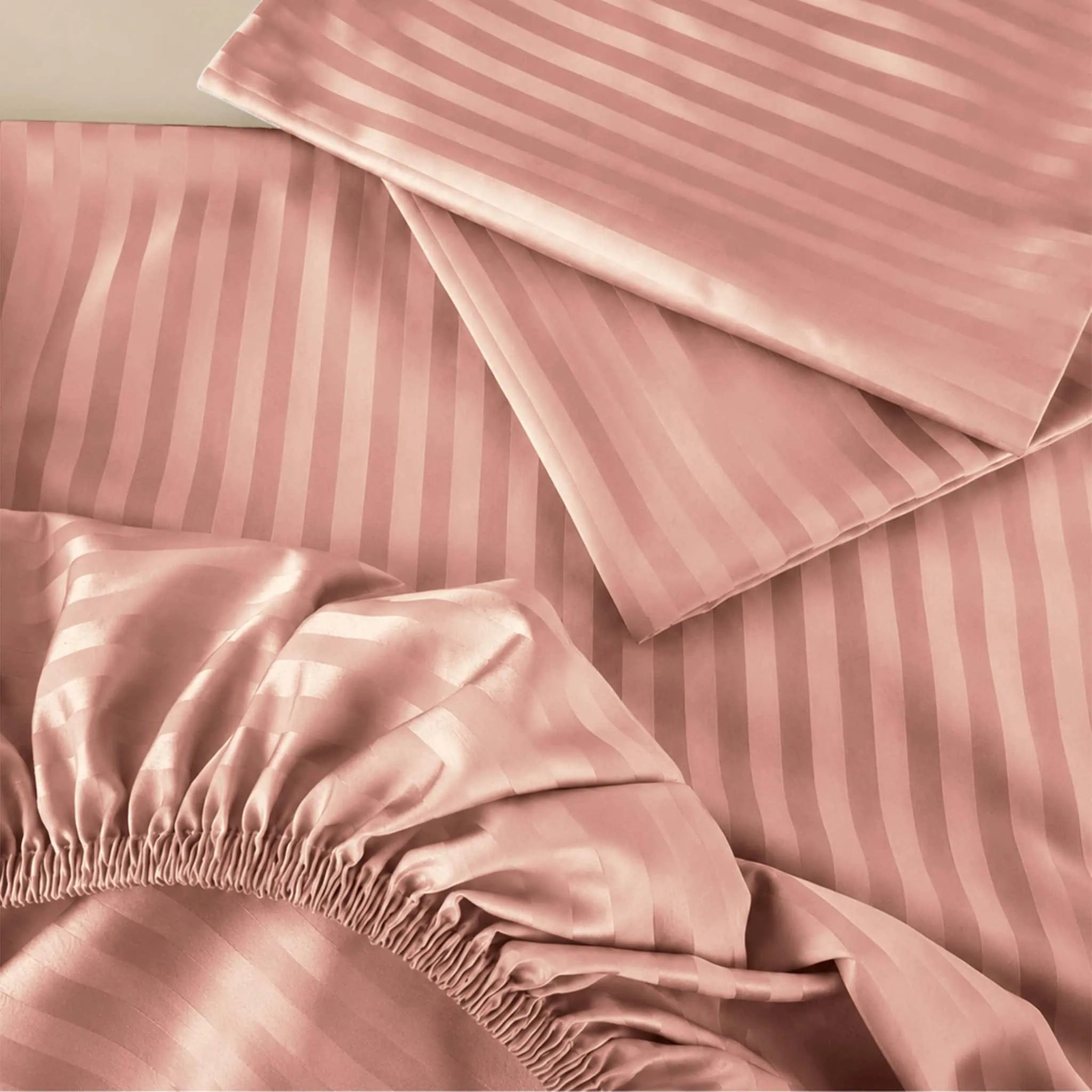 Sábana Listonada Premium color rosado baby - JOSSline Ecuador